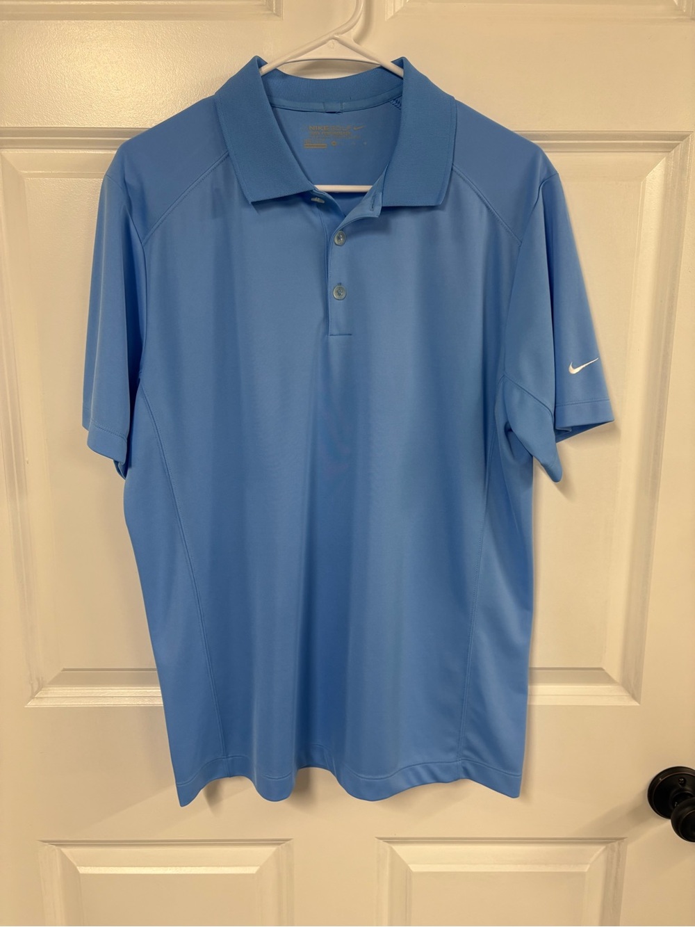 Nike Men's Dri-Fit Golf Tour Performance Polo Shirt Light Blue Size Medium